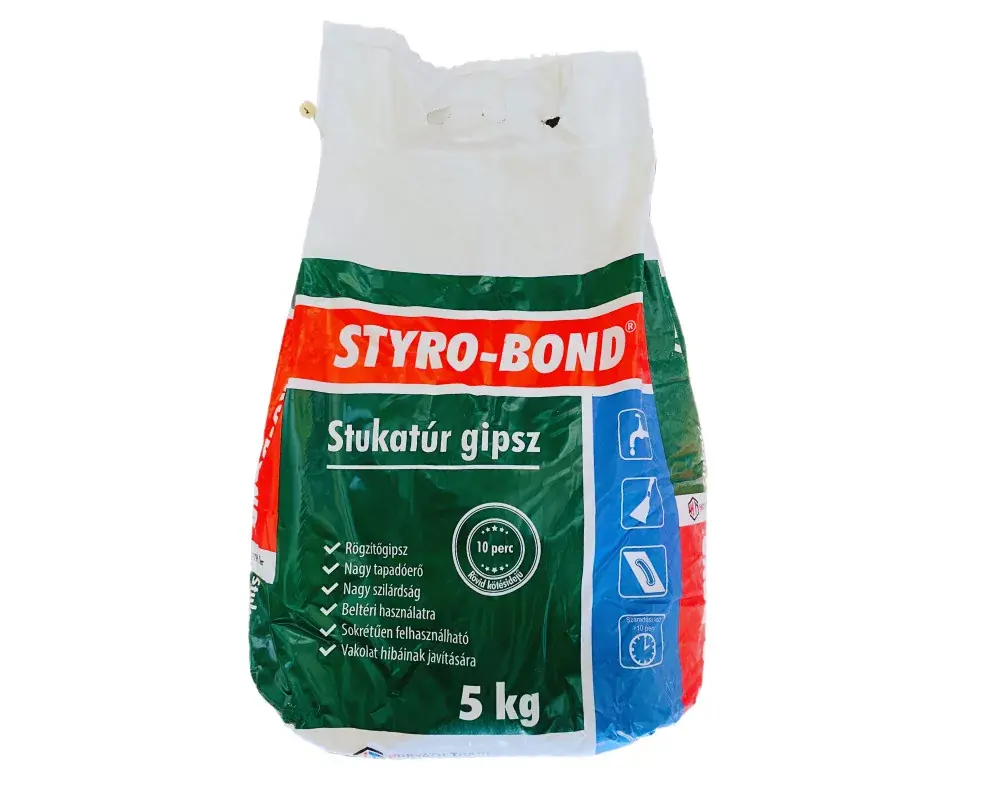 Biztonságos fizetés Styro-Bond Stukatúr gipsz 5kg