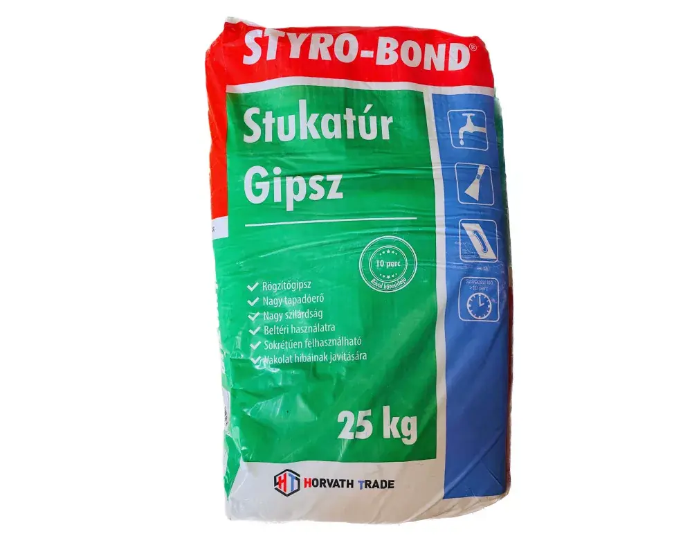 Styro-Bond Stukatúr gipsz 25kg Expressz szállítás