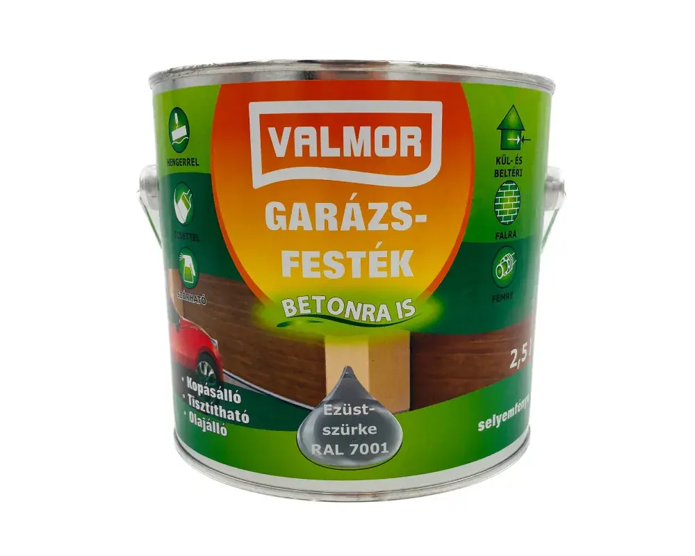 Csak ma Valmor Garázsfesték 2,5l RAL7001 Ezüstszürke