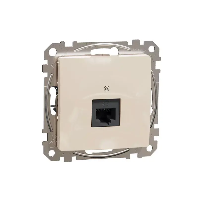 SEDNA ÚJ 1xRJ45 CAT6A UTP ALJ BÉZS Prémium