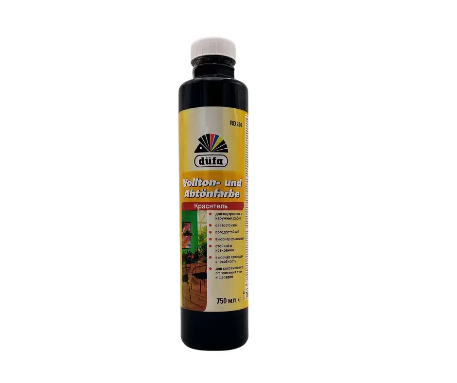 Biztonságos vásárlás Düfa Voll- und Abtönfarbe D230 színezőfesték 750ml Fekete/Schwarz 114