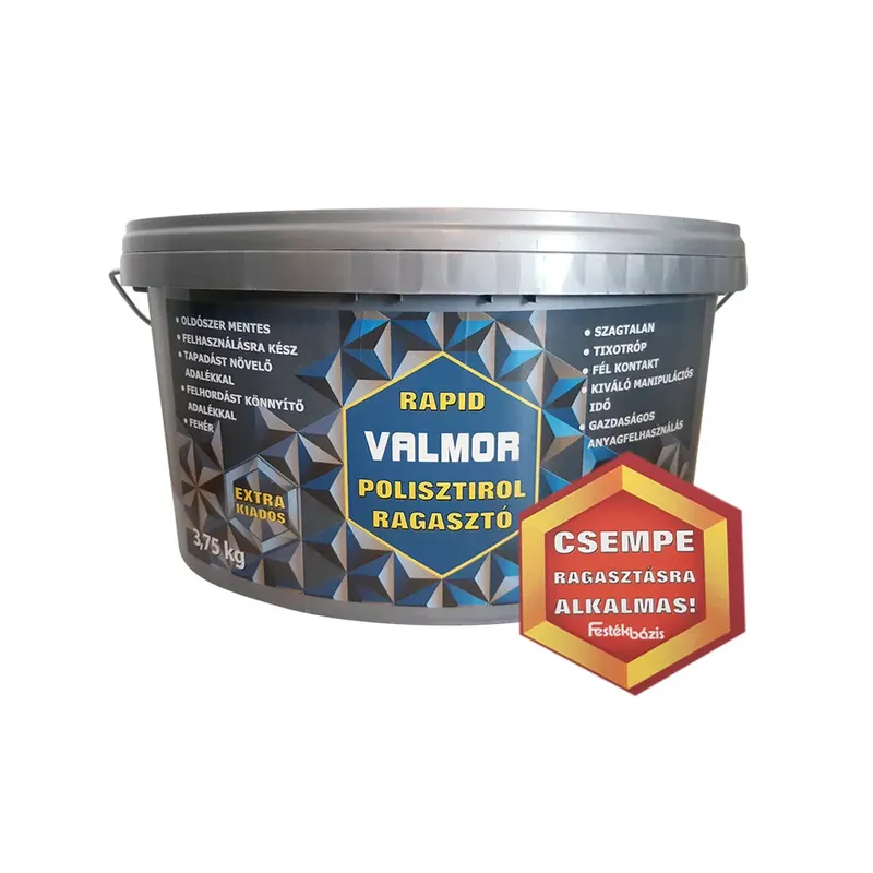 Olcsóbb Valmor Rapid Polisztirol ragasztó 3,75kg