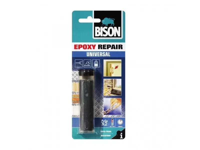 Újdonság Bison kétkomponensű epoxy gyurmaragasztó 56g