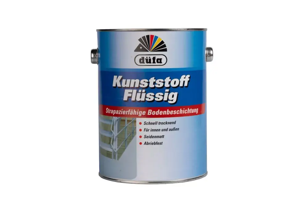Kunststoff-flüssig Műanyag padlófesték járófelületre 2,5l RAL7001 ezüstszürke Akció