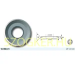 KAUFMANN 1098001 CSEMPEVÁGÓHOZ PÓTKERÉK D14 D06 TENGELLYEL / 1,5mm VASTAG Prémium