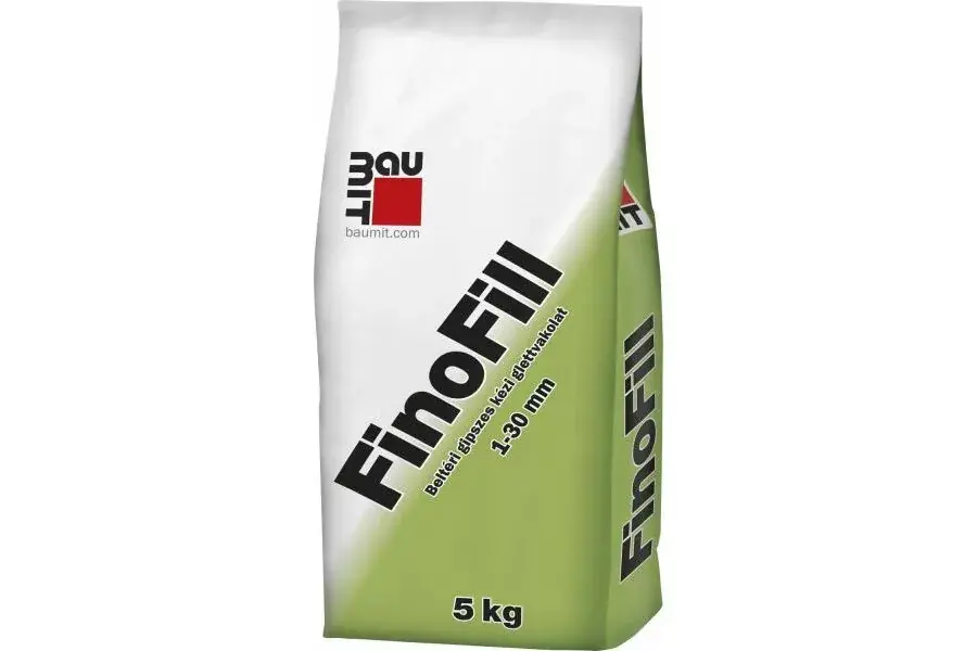 Biztonságos fizetés Baumit FinoFill 1-30mm gipszes beltéri vastagglett 5kg