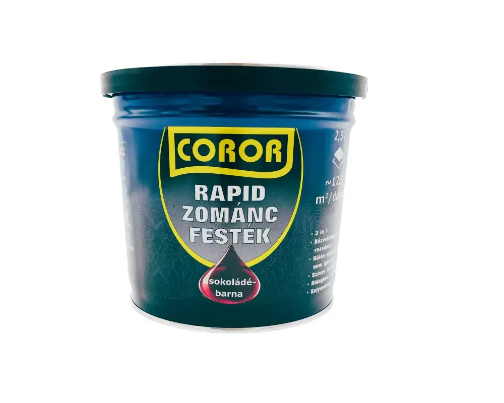 Szuper ajánlat Coror Rapid zománcfesték 2,5l csokoládébarna