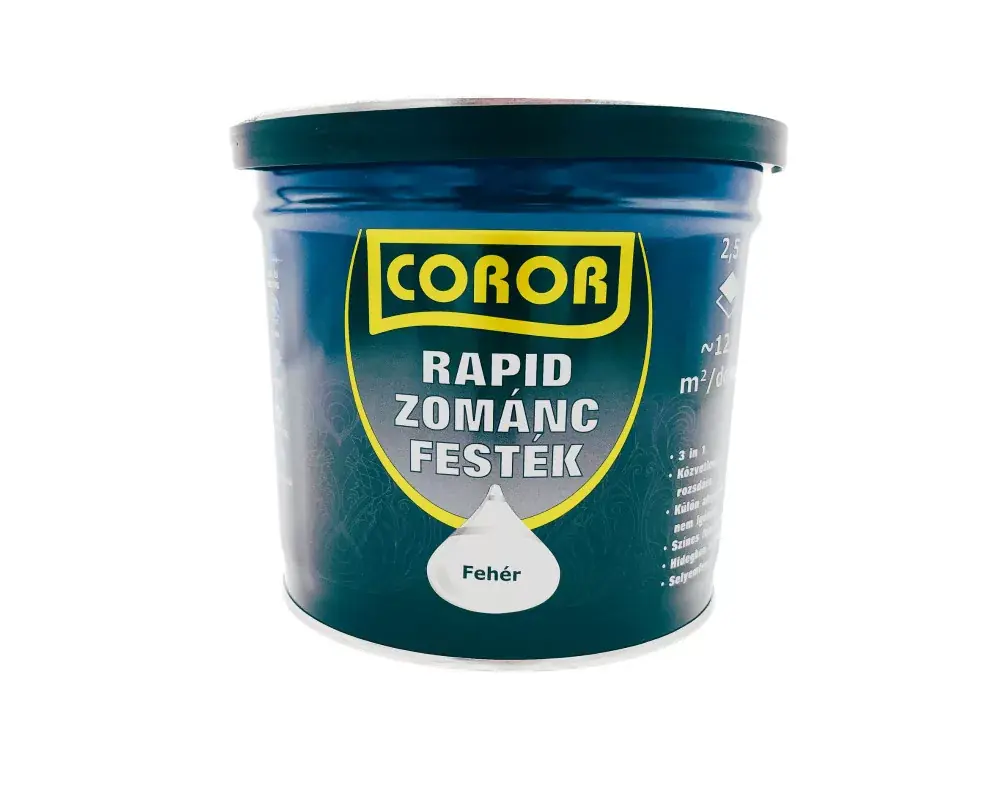 Coror Rapid zománcfesték 2,5l fehér Bestseller