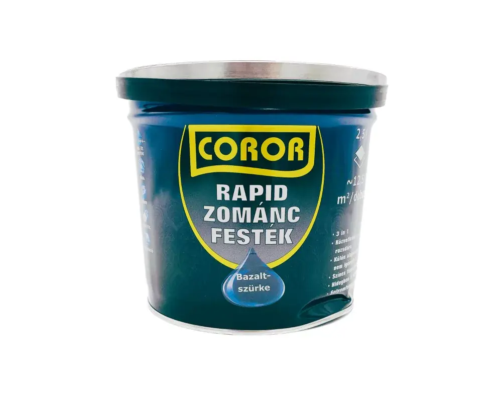 Coror Rapid zománcfesték 2,5l bazaltszürke Expressz kézbesítés