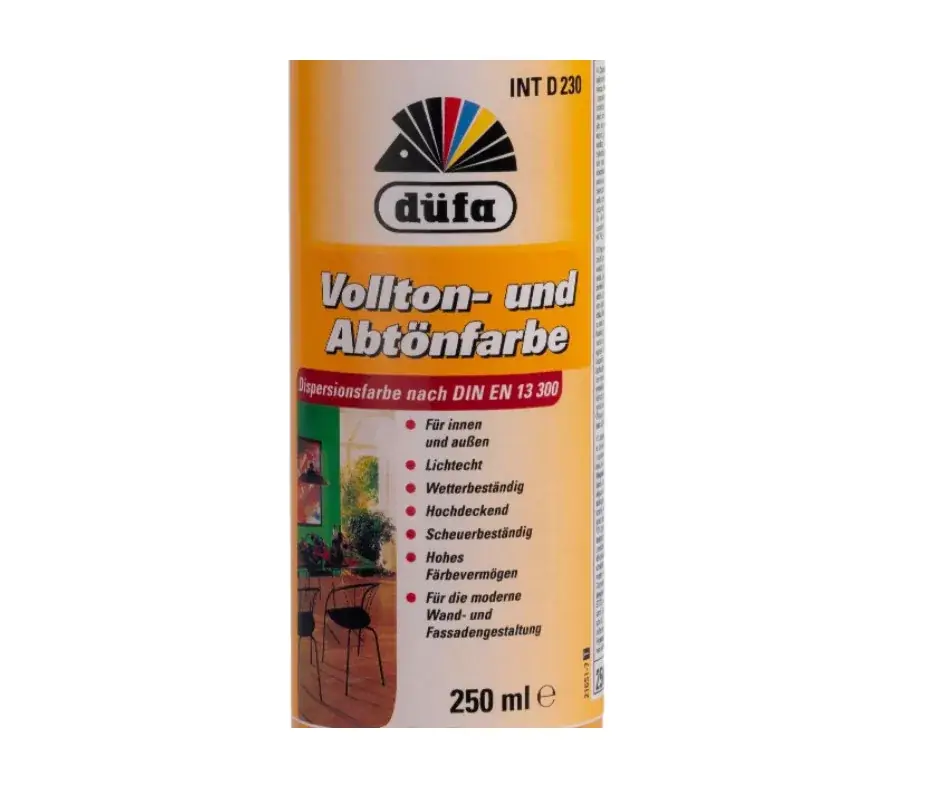 Düfa Voll- und Abtönfarbe D230 színezőfesték 250ml Narancs/Orange 102 Prémium