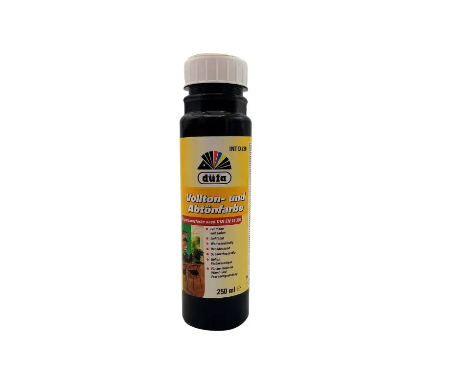 Düfa Voll- und Abtönfarbe D230 színezőfesték 250ml Fekete/Schwarz 114 Végkiárusítás