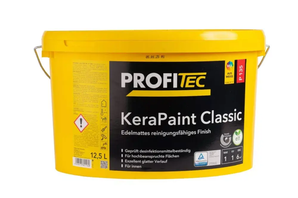 ProfiTec KeraPaint P135 beltéri falfesték 12,5l Fehér Legnépszerűbb