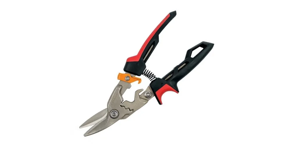 Akció FISKARS 1027209 LEMEZOLLÓ BALOS UTOLSÓ DB POWERGEAR AVIATION