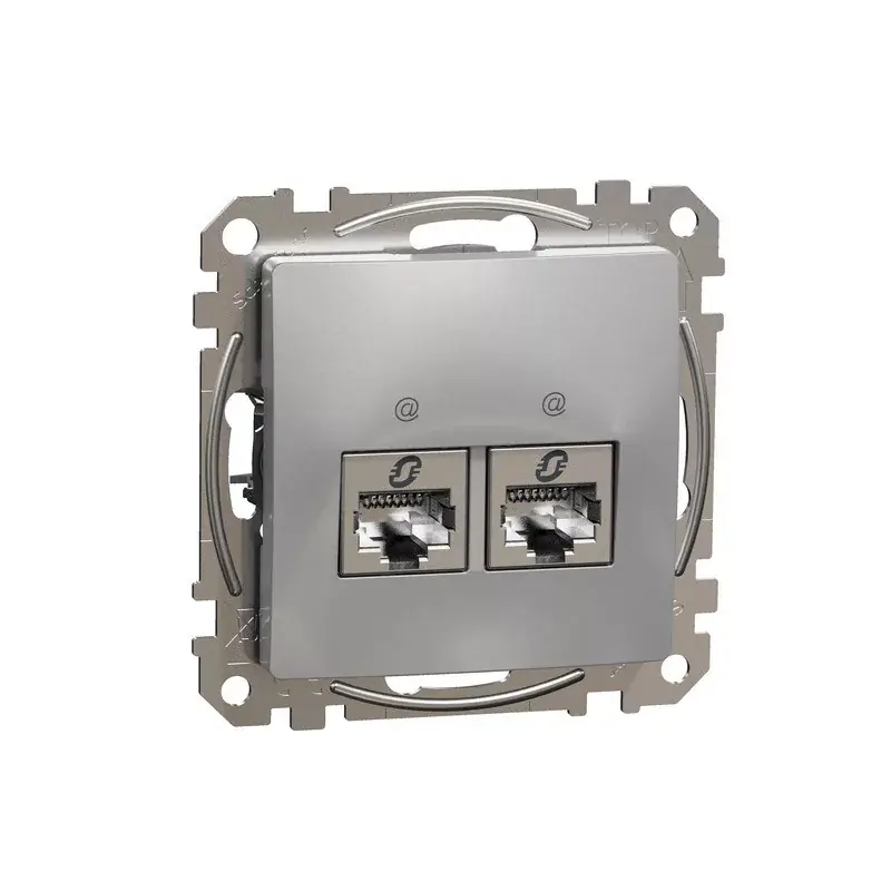 Gyors szállítás SEDNA ÚJ 2xRJ45 CAT6 STP ALJ ALU