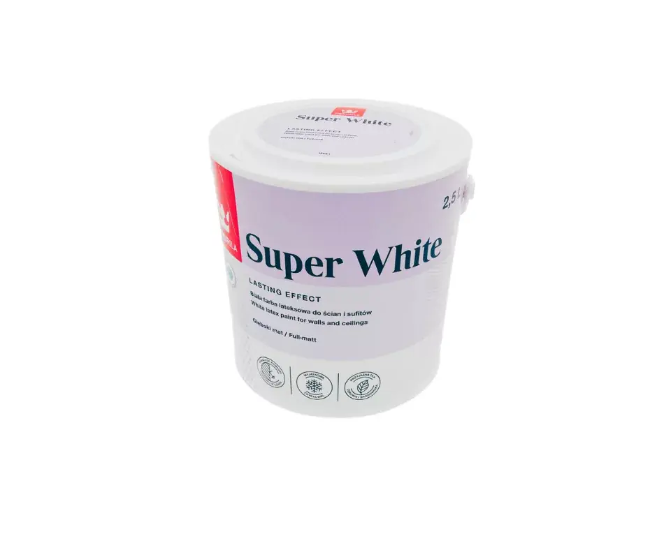 Tikkurila Super White latex beltéri falfesték 2,5l Fehér Exkluzív ajánlat