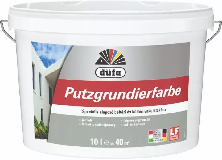 Putzgrundierfarbe D329 szemcsés vakolatalapozó 10l L/Fehér Akció