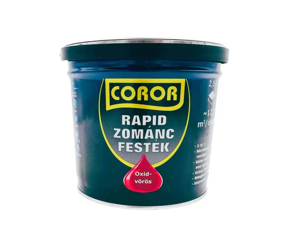 Akciós ár Coror Rapid zománcfesték 2,5l oxid vörös