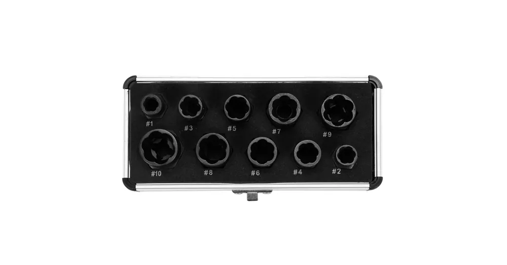 YATO 06031 TÖRTCSAVAR KIHAJTÓ KLT 10DB-OS 3/8col 9-19mm Biztonságos fizetés