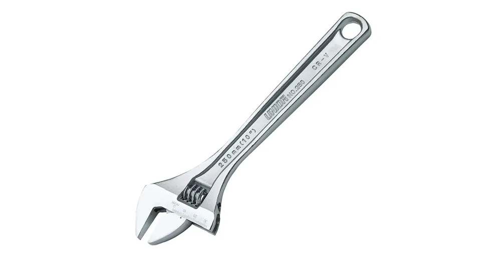 UNIOR 601018 ÁLLÍTHATÓ VILLÁSKULCS 300mm 250 KRÓMOZOTT FRANCIA Különleges ajánlat