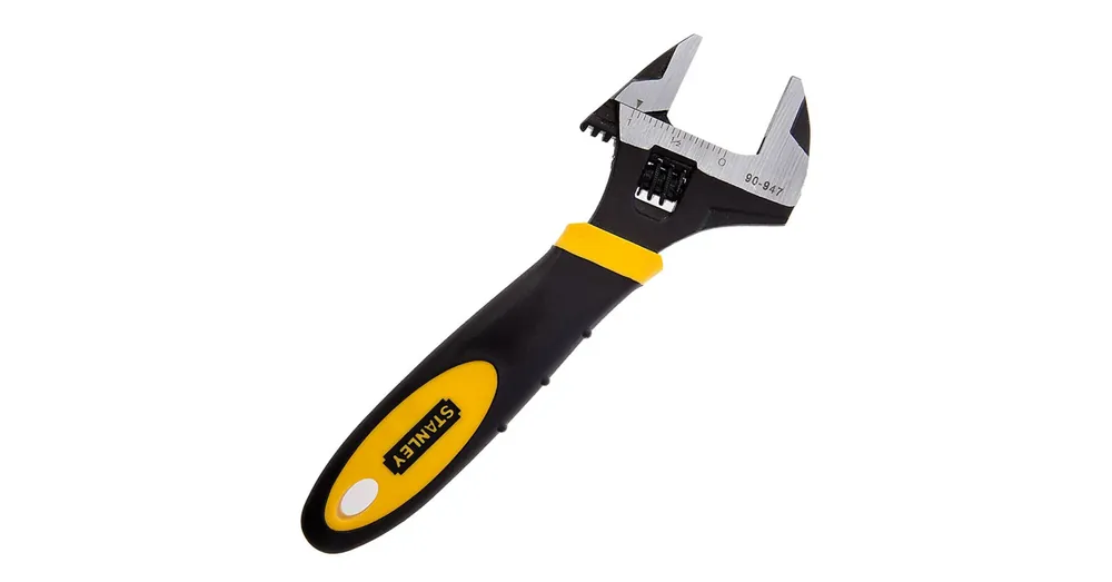 Rendeld meg most STANLEY 090947 ÁLLÍTHATÓ VILLÁSKULCS 150mm SÁRGA-FEKETE MŰANYAG MARKOLAT