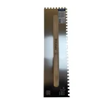 Expressz szállítás Rozsdamentes fogazott simító 130x480mm 8x8mm