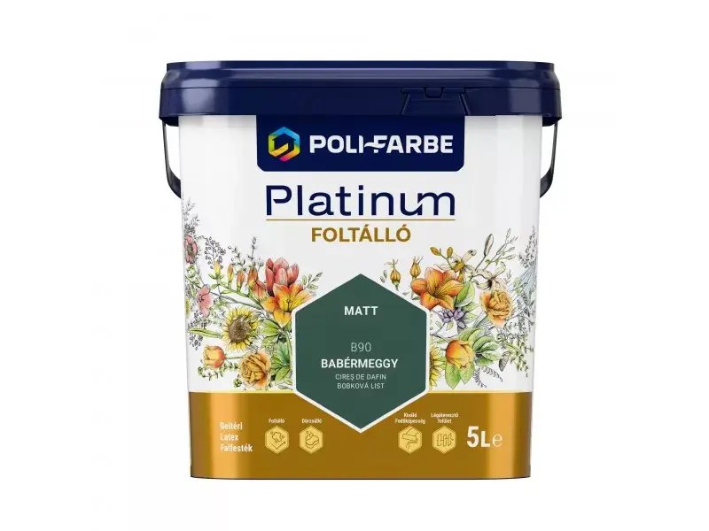 Platinum Foltálló beltéri falfesték 5l Babérmeggy Szezonális akció