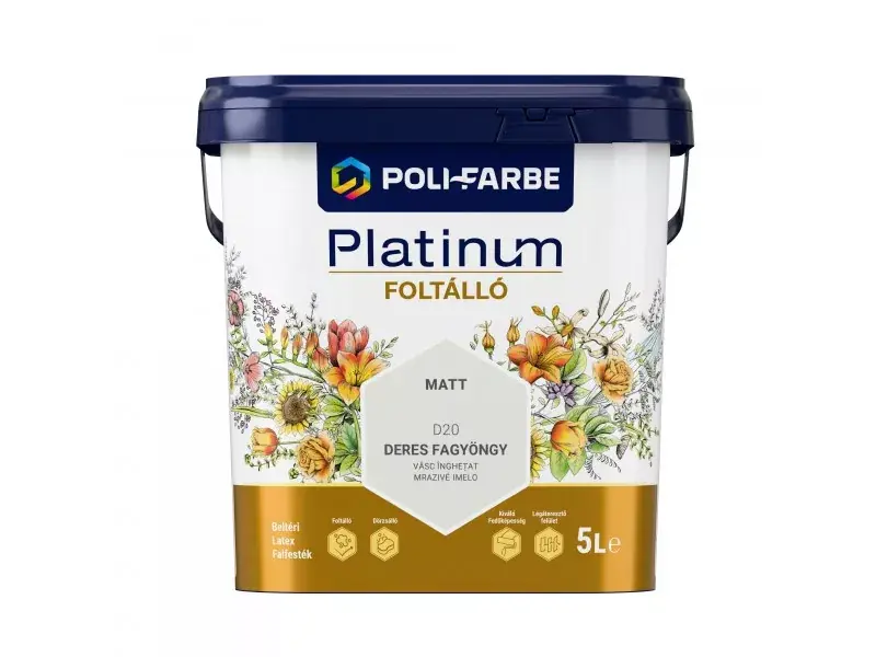 Outlet Platinum Foltálló beltéri falfesték 5l Deres fagyöngy