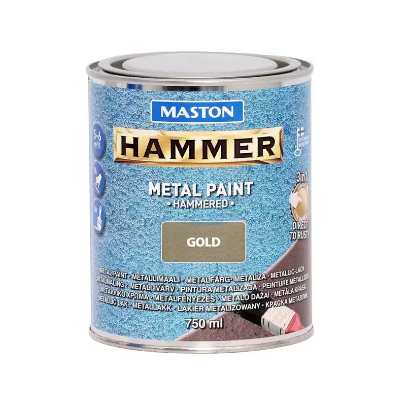 Maston Hammer fémfesték 250ml kalapácslakk Arany Korlátozott ajánlat