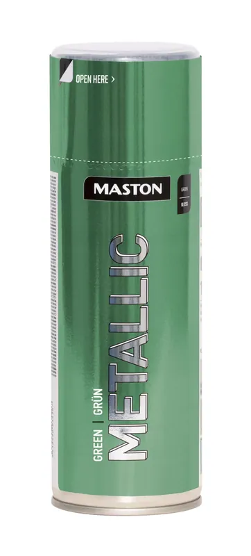 Akció Maston Metallic metál hatású szórófesték 400ml Zöld