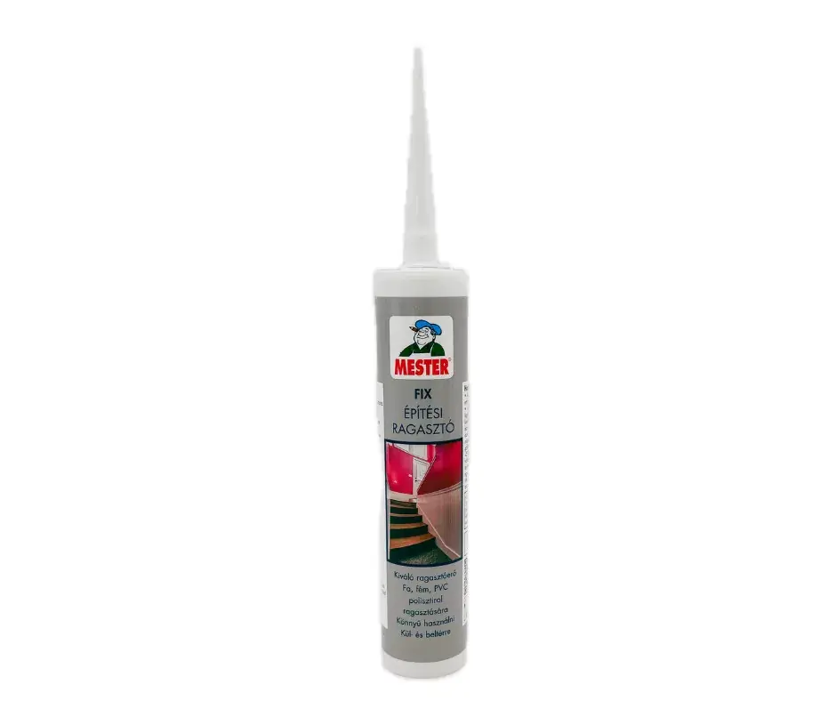 Biztonságos fizetés Mester Fix építési ragasztó 310ml fehér