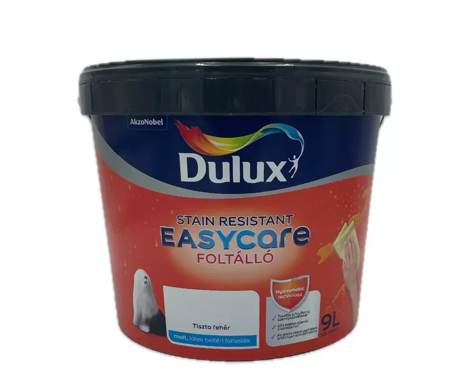 Különleges ajánlat Dulux EasyCare beltéri falfesték 9l Tiszta fehér