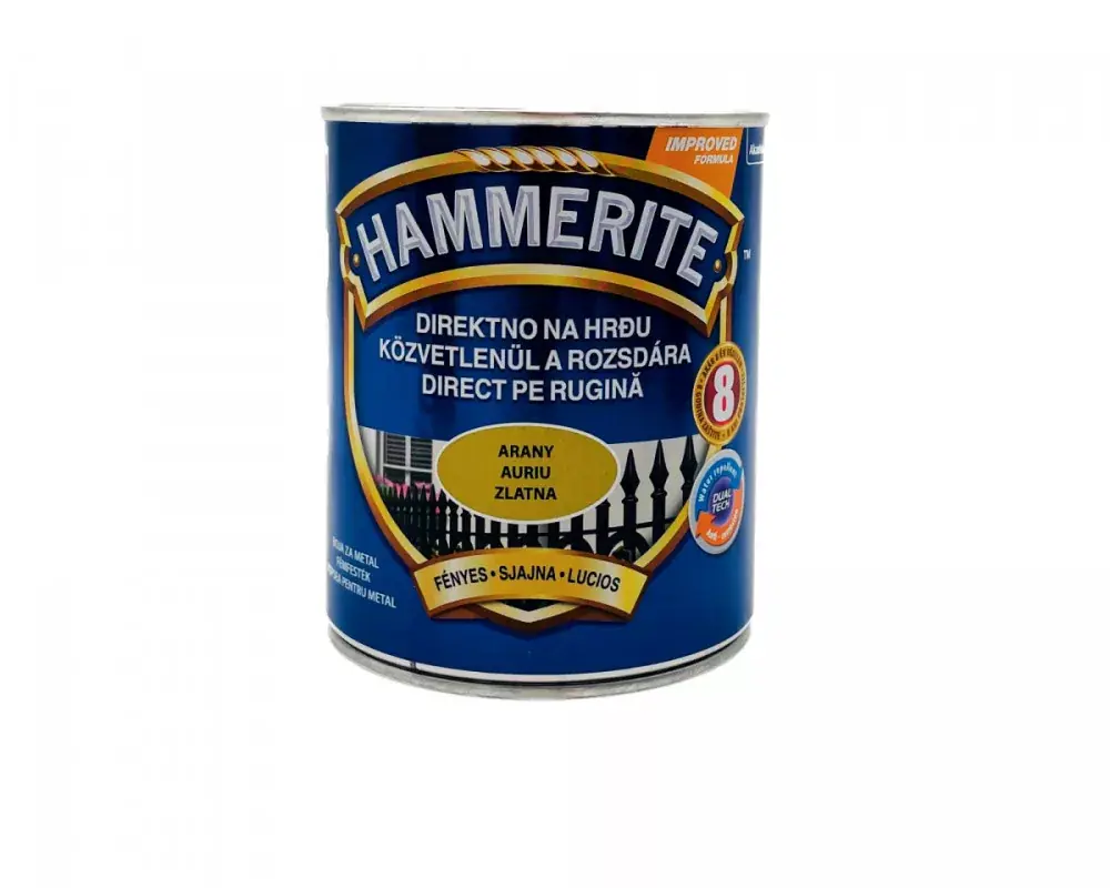 Vedd meg online Hammerite fémfesték fényes 2,5l Arany