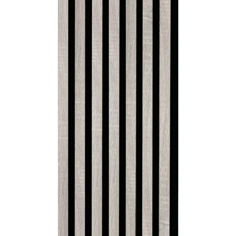 Ne maradj le Cando Decowall akusztikus falpanel 260x30x1,7cm szürke tölgy-fekete 2db/csomag