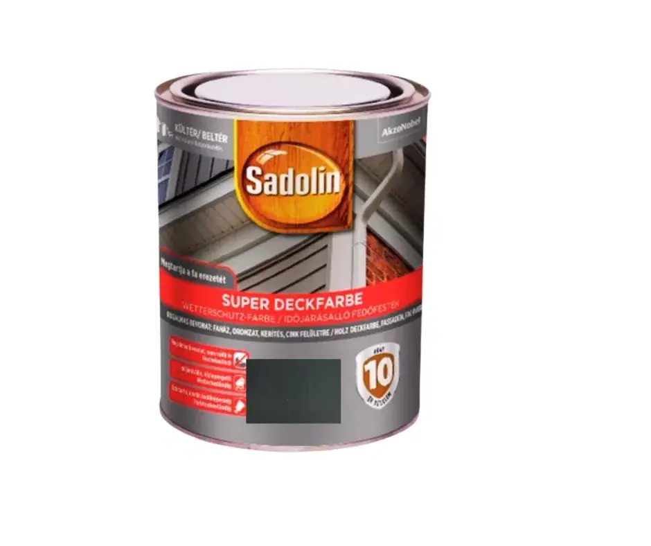 Sadolin Super Deckfarbe fedőfesték 0,75l Antracit RAL7016 Alacsony ár