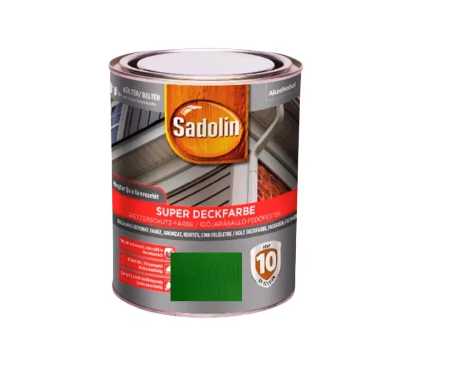 Sadolin Super Deckfarbe fedőfesték 0,75l Zöld Legnépszerűbb