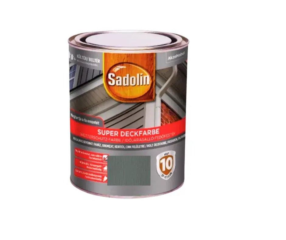Ajánlat Sadolin Super Deckfarbe fedőfesték 2,5l Palaszürke
