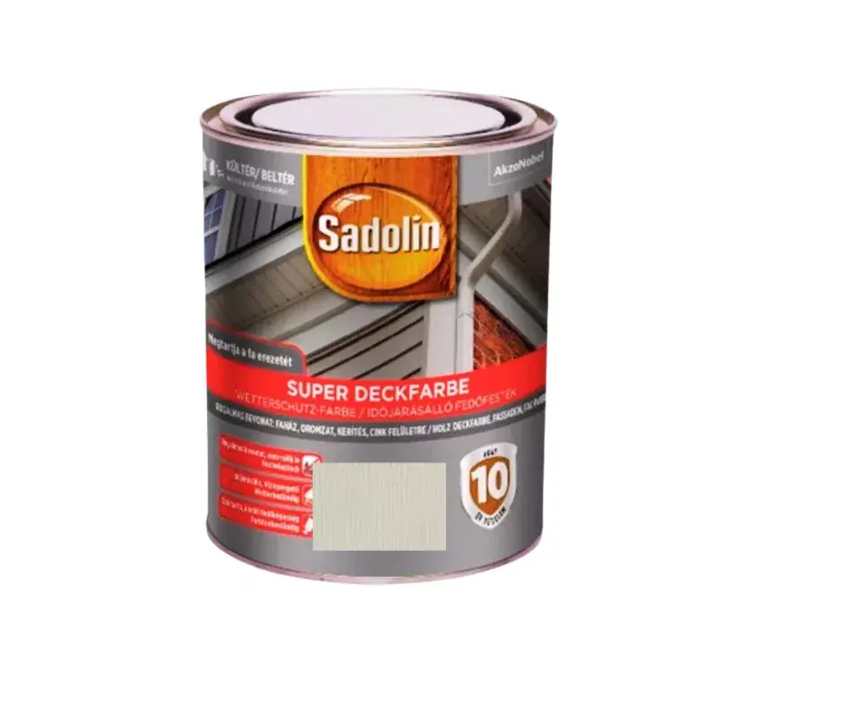 Sadolin Super Deckfarbe fedőfesték 5l Fehér Kihagyhatatlan ajánlat