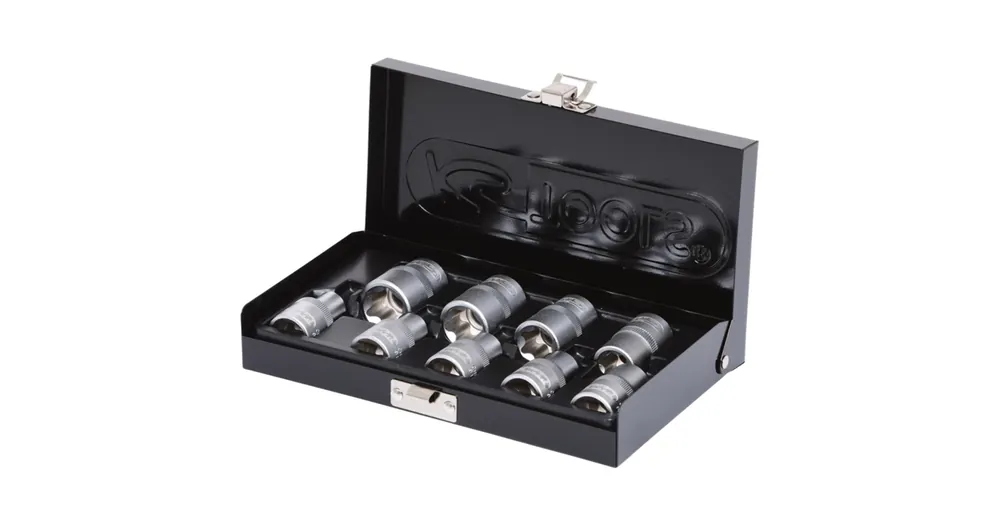 KS TOOLS 911.4410 DUGÓKULCS KÉSZLET 1/2col TORX-E E10-24/09részes Expressz kézbesítés