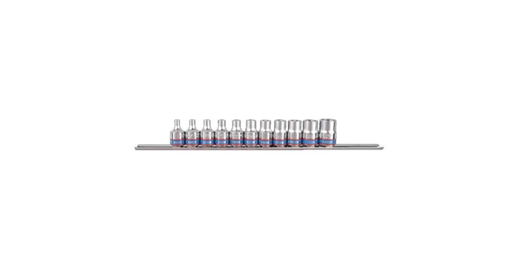 KING TONY 3121PR DUGÓKULCS KÉSZLET 3/8col 3121PR 11DB-OS /E4-E18/ TORX Legjobb ár