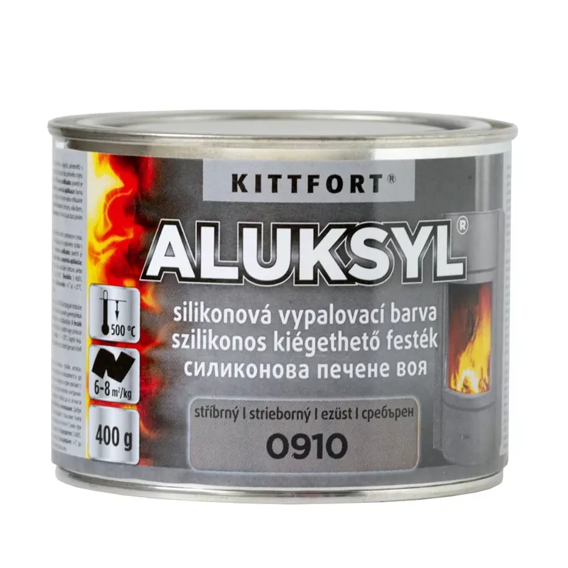 Kittfort Aluksyl hőálló festék 400g ezüst Kedvezményes ár