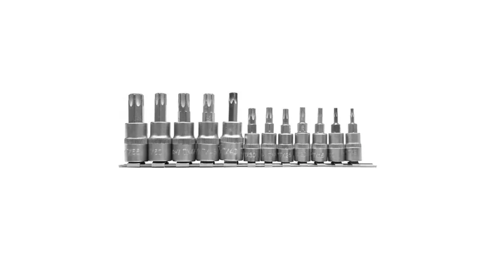 YATO 04331 DUGÓKULCS BEHAJTÓ KÉSZLET TORX 12részes T8-T55 DIN 3120 Biztonságos vásárlás