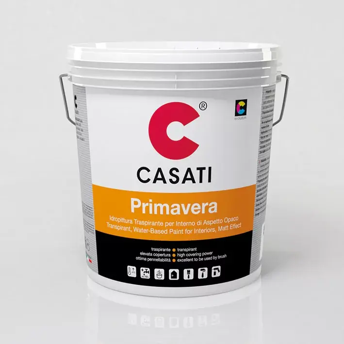 Árengedmény Casati Primavera beltéri matt falfesték 14l Fehér