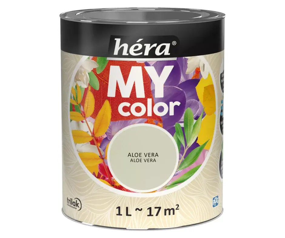 Biztonságos fizetés Héra My Color beltéri falfesték 1l Aloe vera