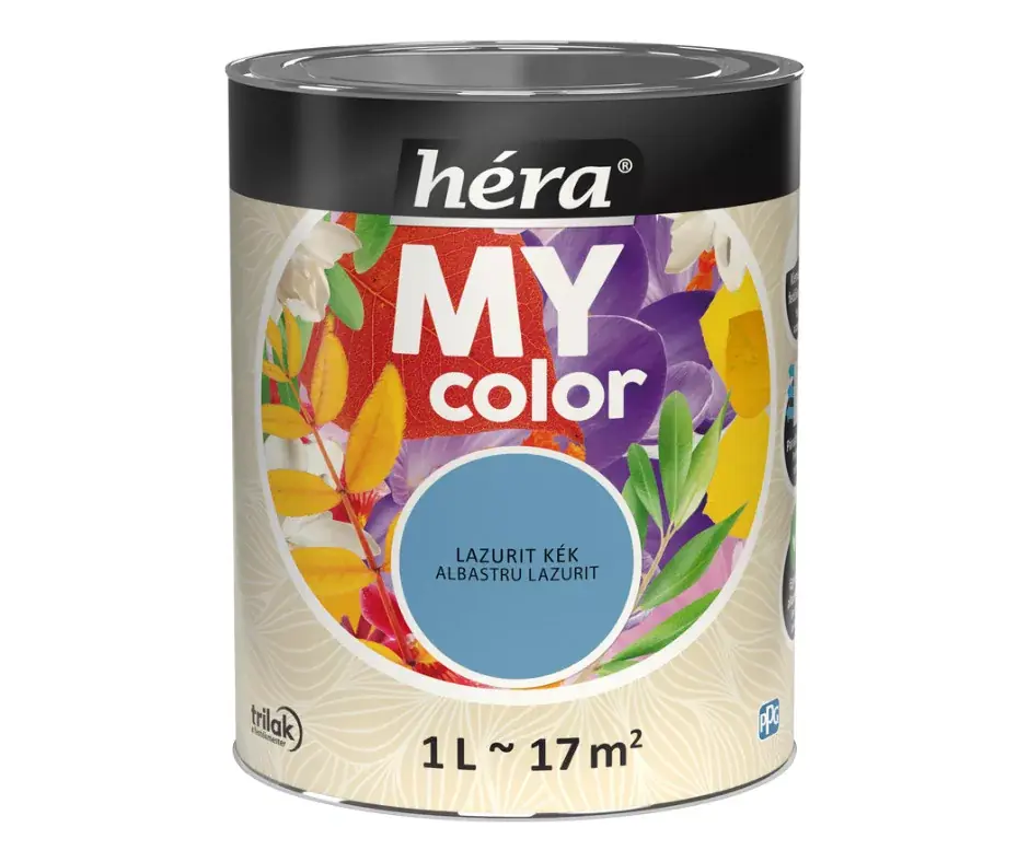 Alacsony ár Héra My Color beltéri falfesték 1l Lazurit kék