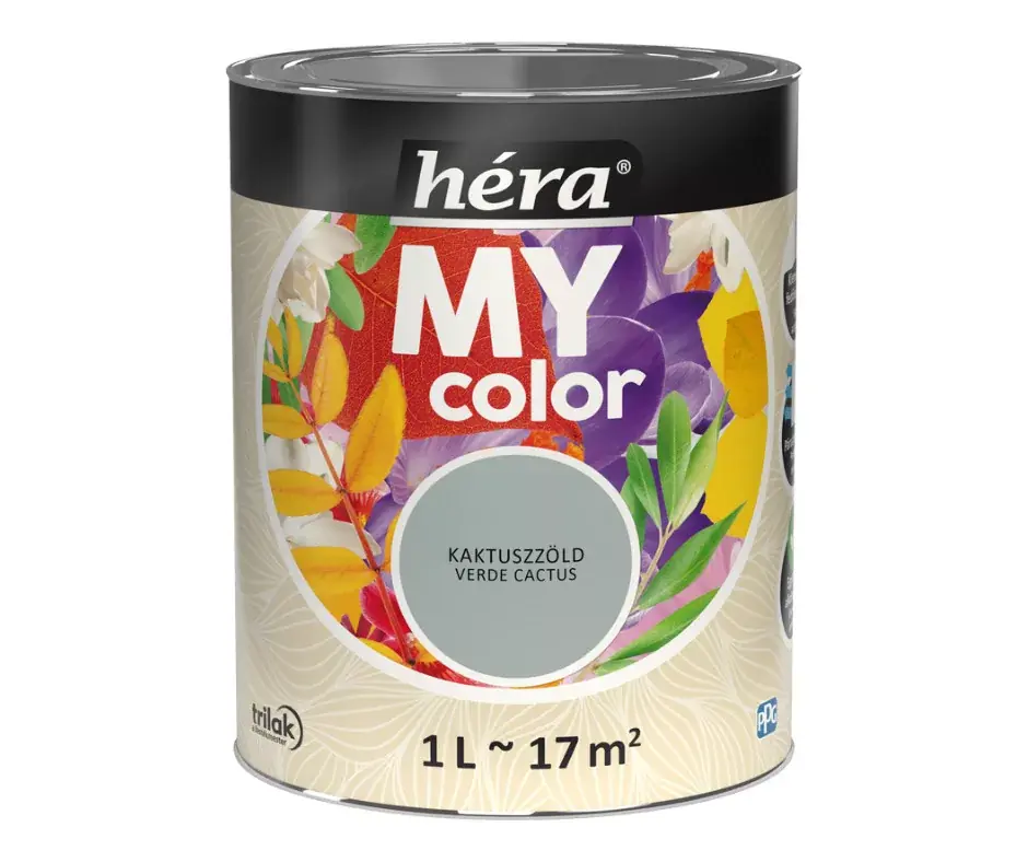 Héra My Color beltéri falfesték 1l Kaktuszzöld Azonnali szállítás