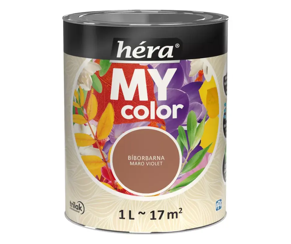 Népszerű Héra My Color beltéri falfesték 1l Bíborbarna