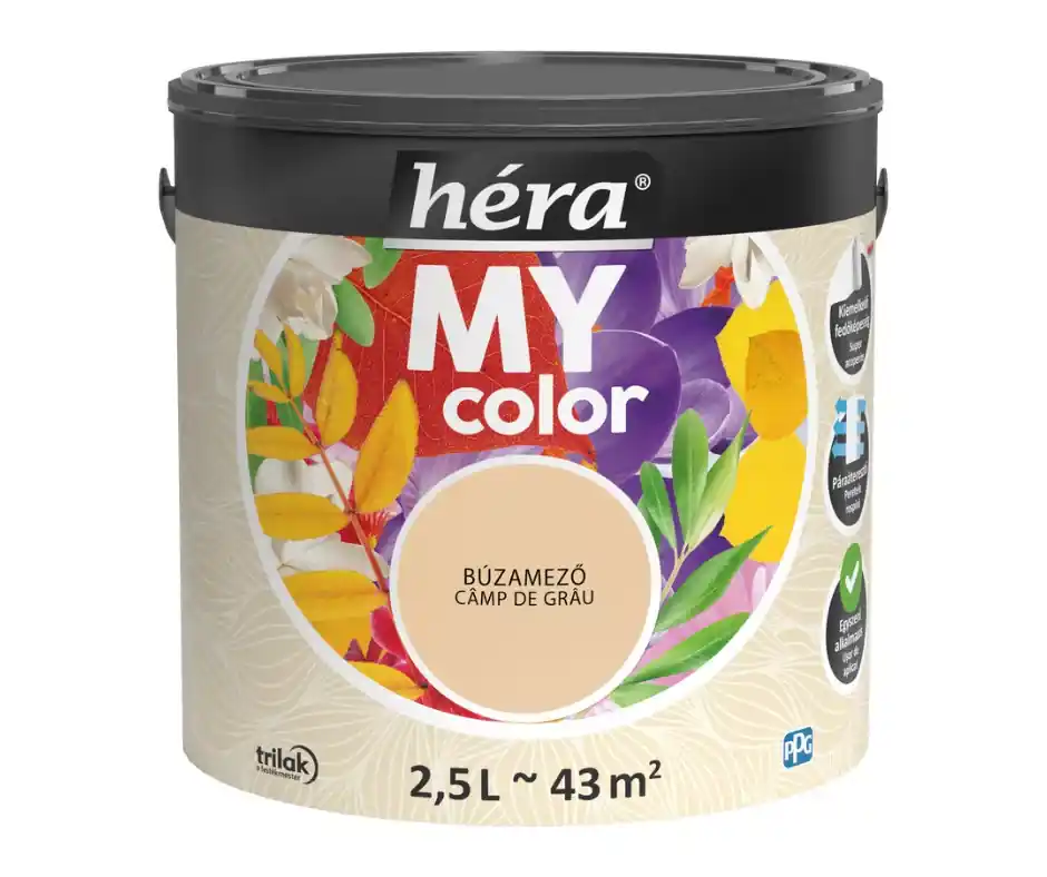 Héra My Color beltéri falfesték 2,5l Búzamező Vásárlói kedvenc