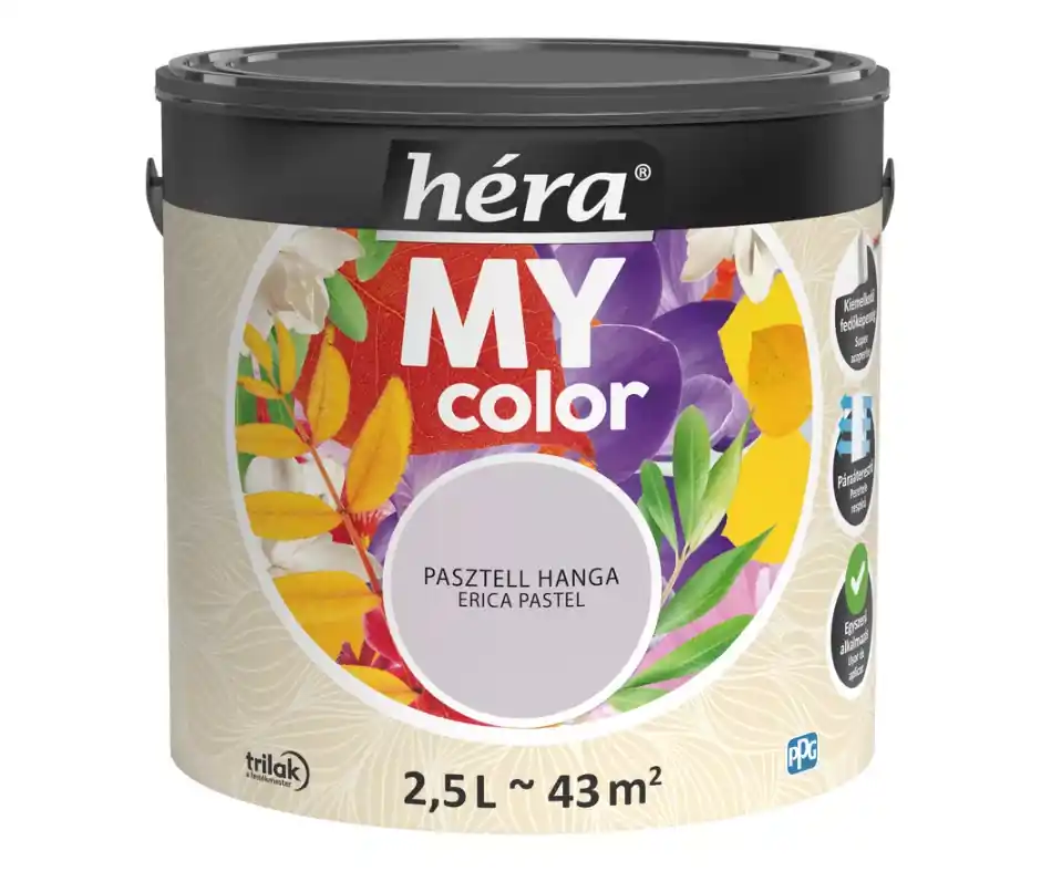 Legnépszerűbb Héra My Color beltéri falfesték 2,5l Pasztell hanga