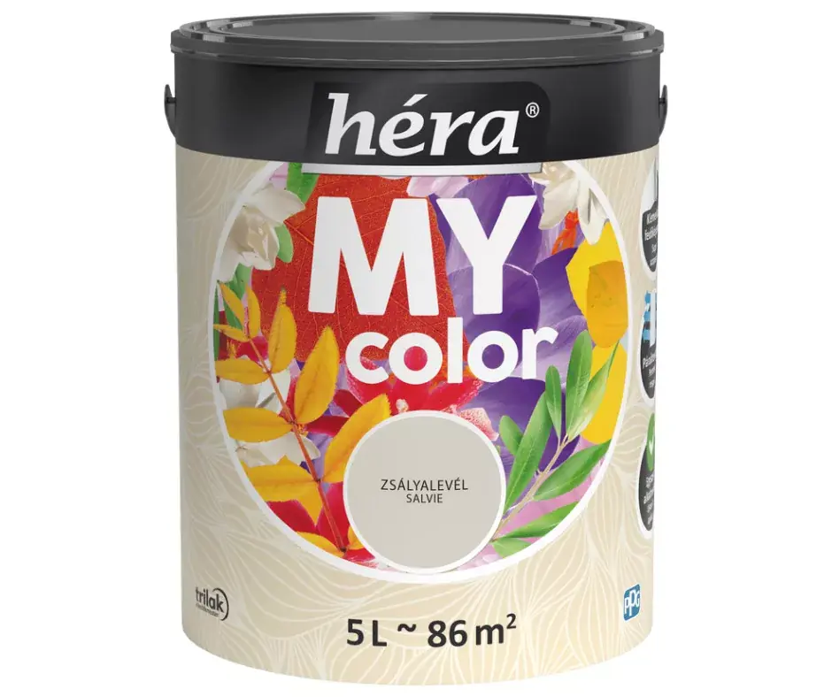 Különleges ajánlat Héra My Color beltéri falfesték 5l Zsályalevél