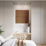 4db-os Cando Decowall Acoustic Tile dekorációs falpanel 50x50x1,8cm, bronz tölgy, 4db/csomag Kiárusítás
